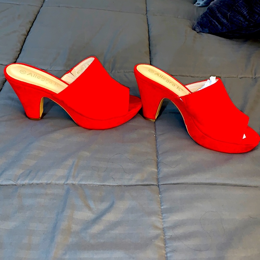 Open Toe platform shoes